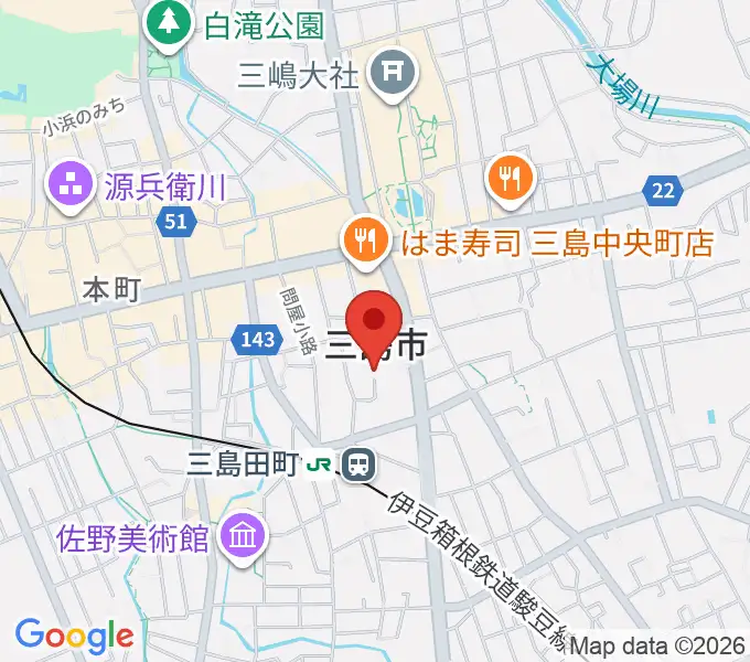 スペースチャオ ピアノ教室の地図