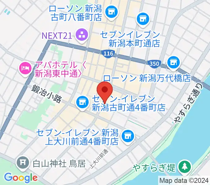 あぽろん新潟店の地図