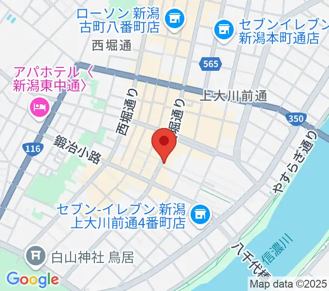 あぽろん新潟店の地図