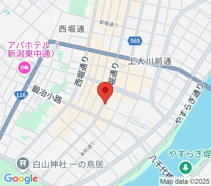 あぽろん新潟店の地図
