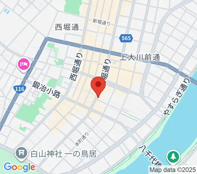 あぽろん新潟店の地図