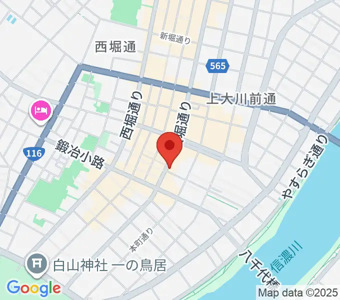あぽろん新潟店の地図