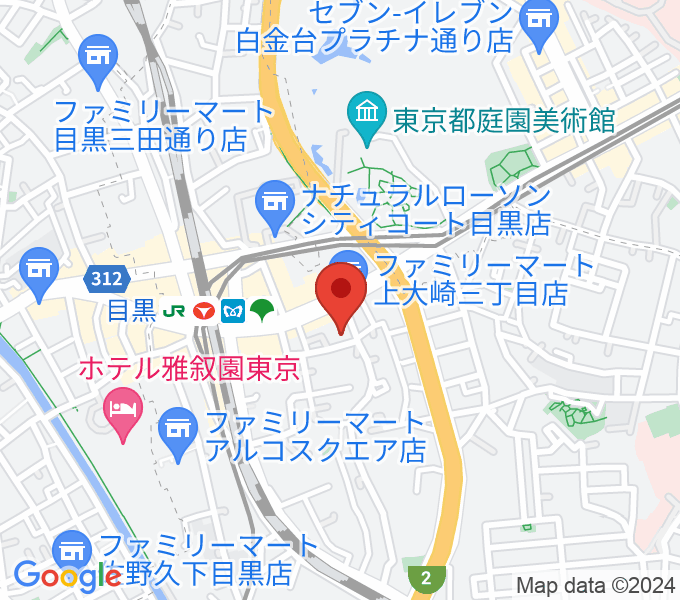 アスク音楽院 東京の場所