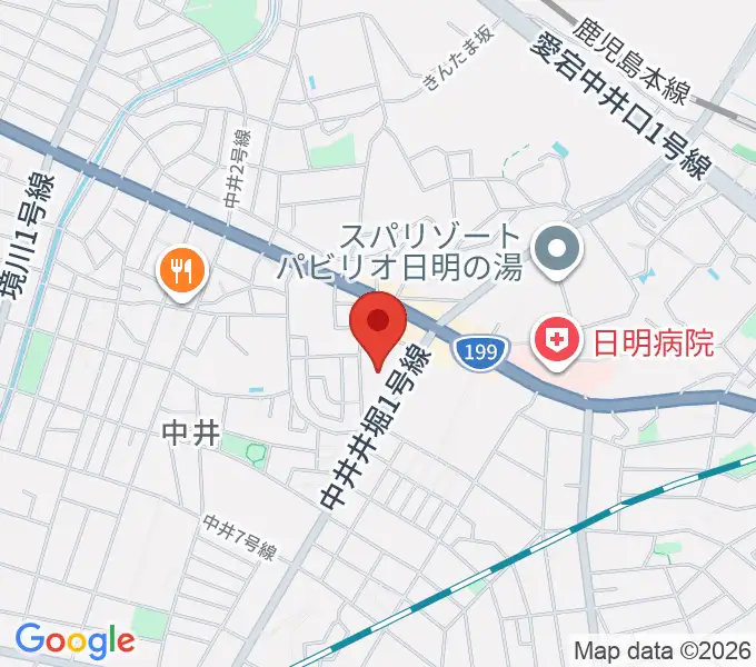 マメット音楽教室の地図