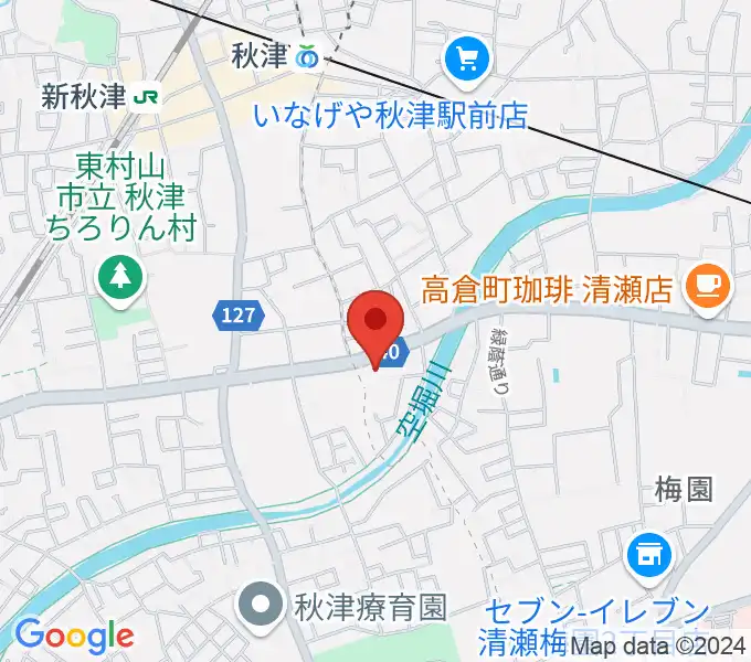 YOKOピアノ音楽教室の地図