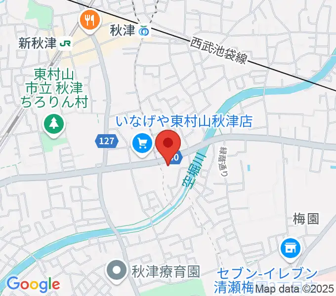 YOKOピアノ音楽教室の地図