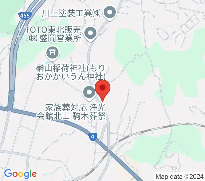 高野ヴォーカル・ピアノ音楽教室の地図