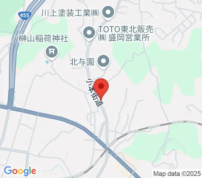高野ヴォーカル・ピアノ音楽教室の地図