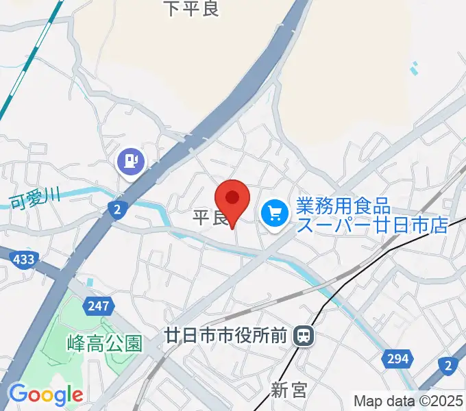 おきむらリトミック・ピアノ教室の地図
