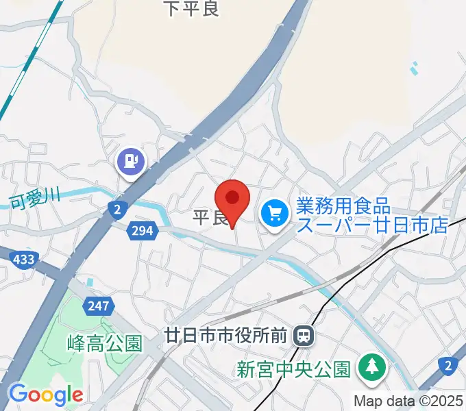 おきむらリトミック・ピアノ教室の地図