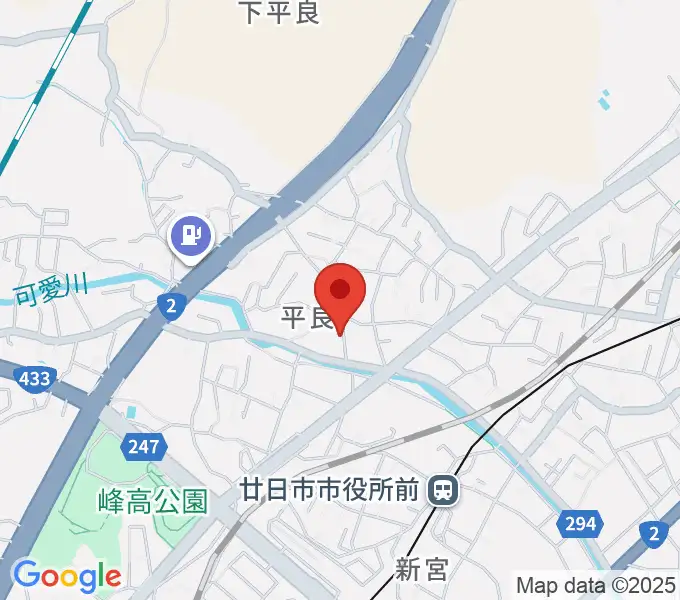 みゆり音楽院の地図