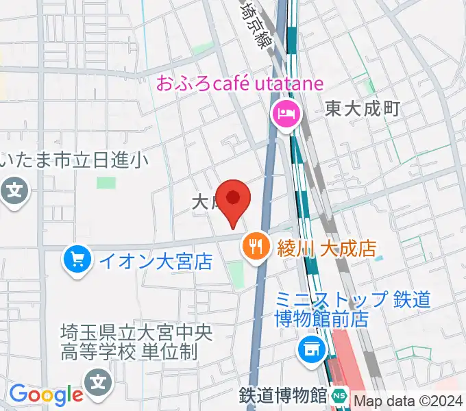 リトミックランドさいたま教室の地図