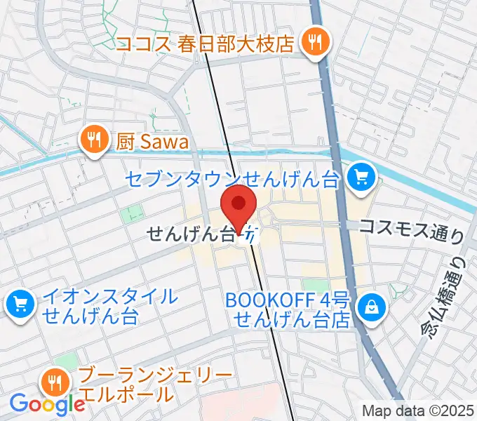 リトミックランドせんげん台教室の地図
