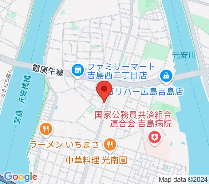 スタジオイマジンの地図