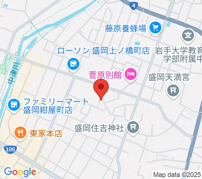 あみかピアノ・英語教室の地図