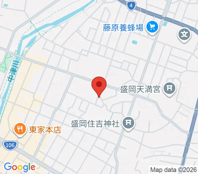 あみかピアノ・英語教室の地図