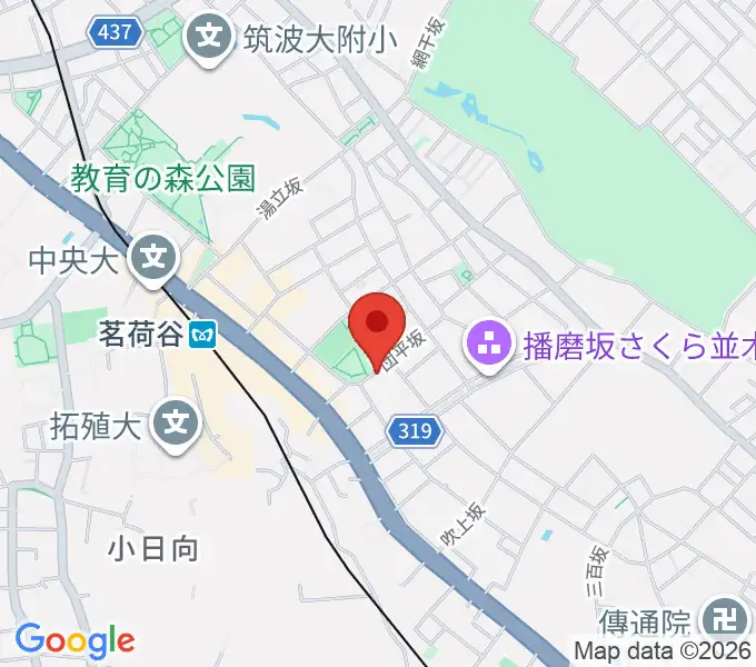 茗荷谷ピアノ・ソルフェージュ教室の地図
