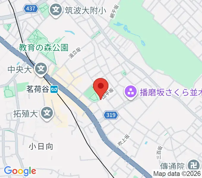 茗荷谷ピアノ・ソルフェージュ教室の地図