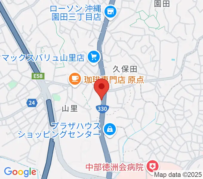 島ピアノセンターの地図