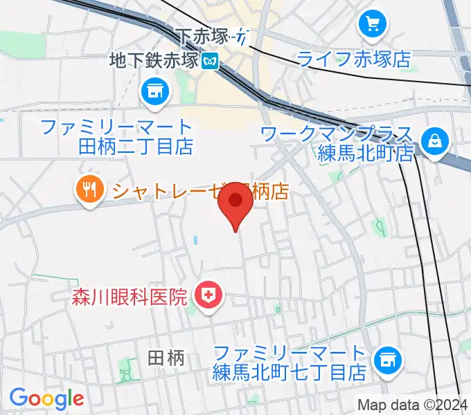 吉田音楽教室の地図