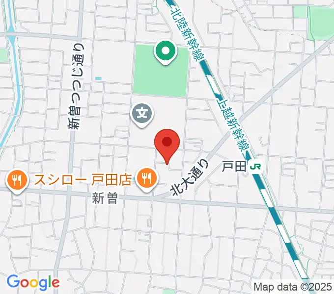 田村ピアノ教室の地図