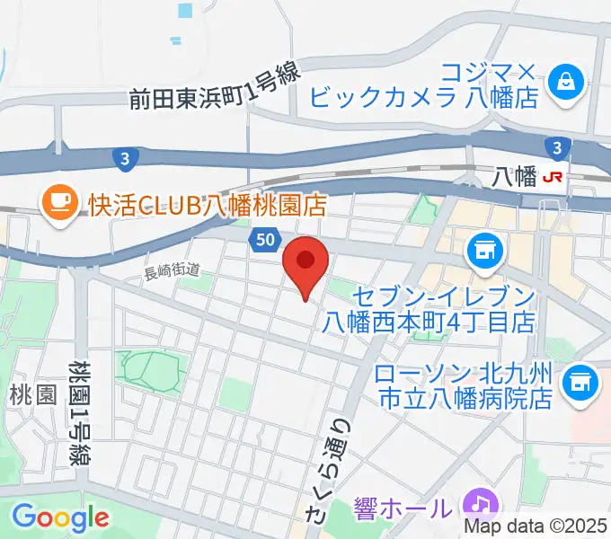 フルート＆ピアノ教室 癒音工房の地図