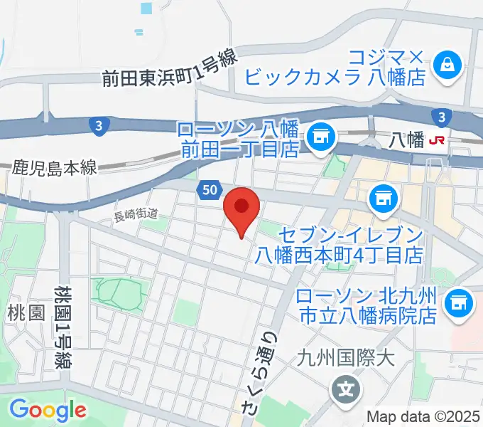 フルート＆ピアノ教室 癒音工房の地図