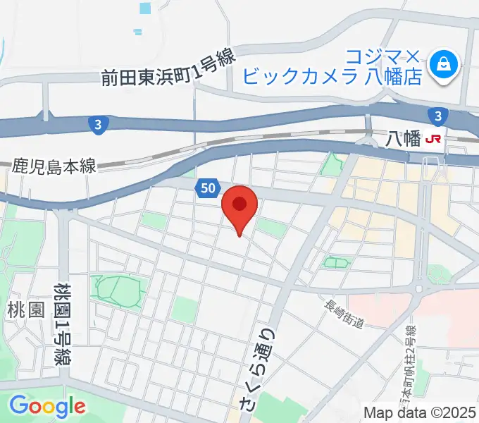 フルート＆ピアノ教室 癒音工房の地図