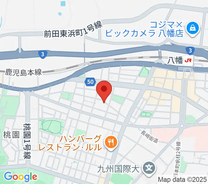 フルート＆ピアノ教室 癒音工房の地図