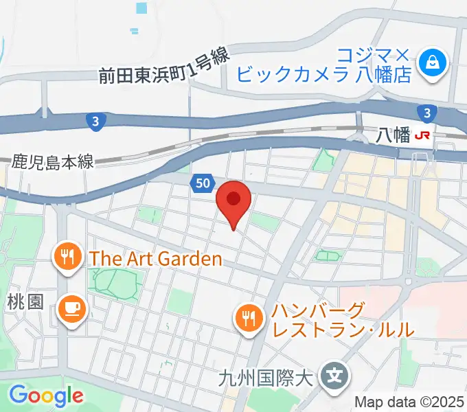 フルート＆ピアノ教室 癒音工房の地図