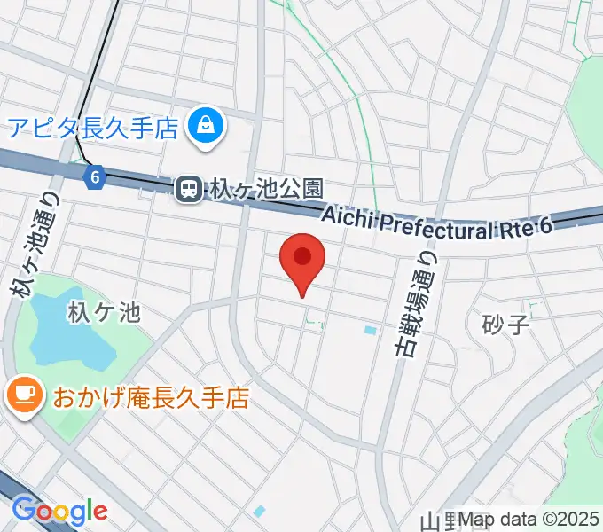 ピアノ教室プリズムの地図
