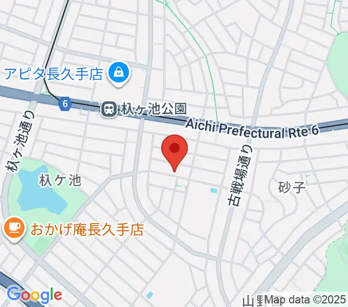 ピアノ教室プリズムの地図