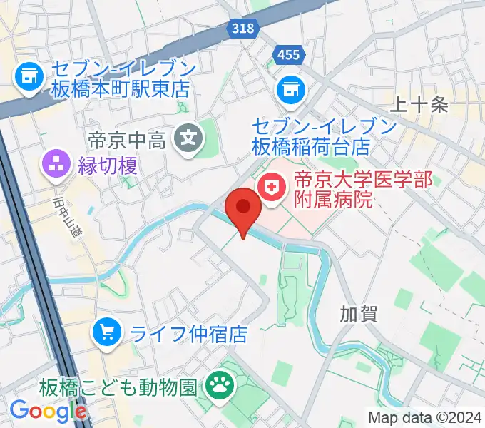 小出ピアノ教室・フルート教室の地図