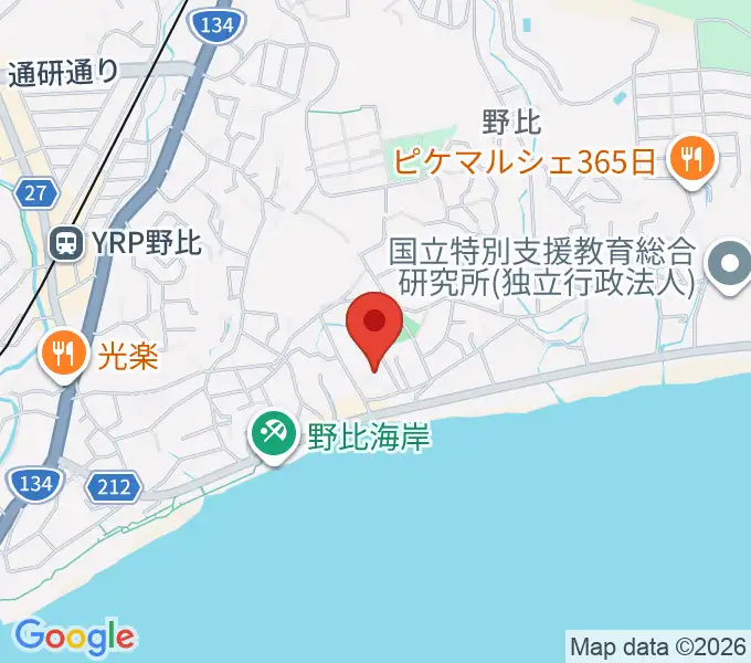 JUN音楽教室の地図