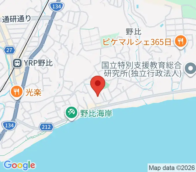 JUN音楽教室の地図