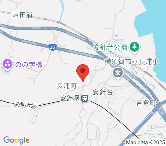 アラベスク音楽教室の地図