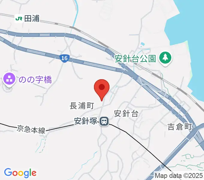アラベスク音楽教室の地図