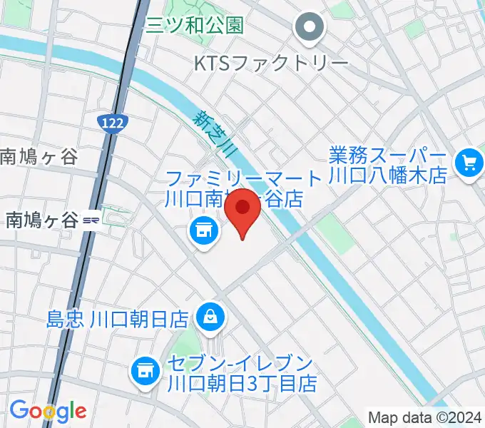 佐久間バイオリン教室の地図