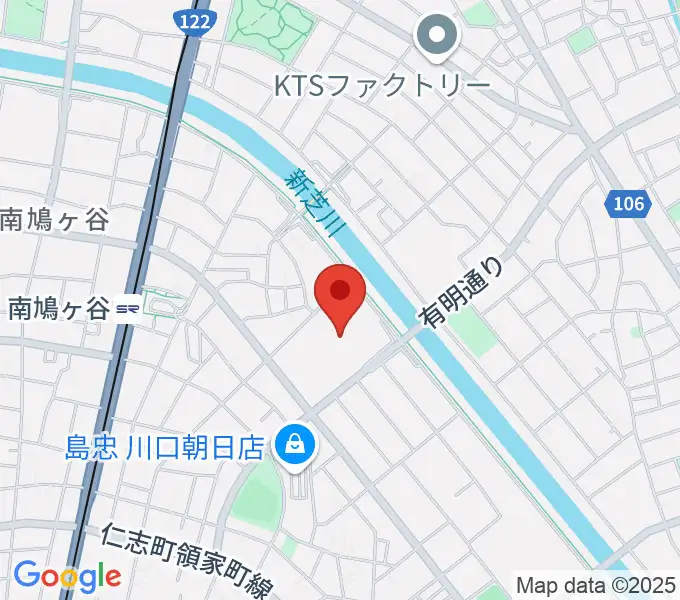 佐久間バイオリン教室の地図