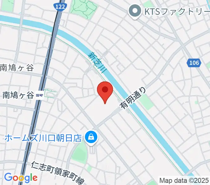 佐久間バイオリン教室の地図