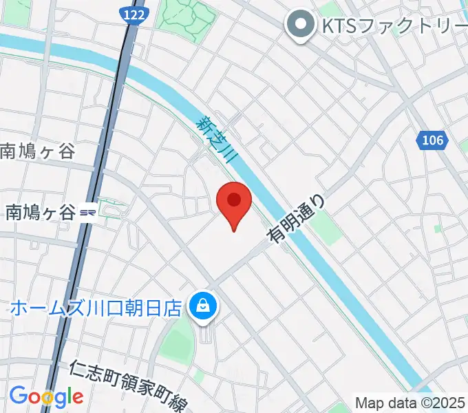 佐久間バイオリン教室の地図