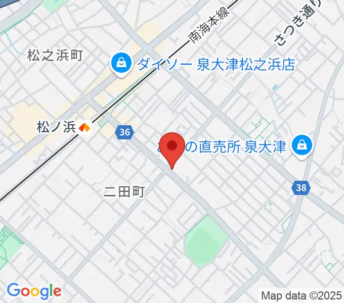 グレイスピアノサービスの地図