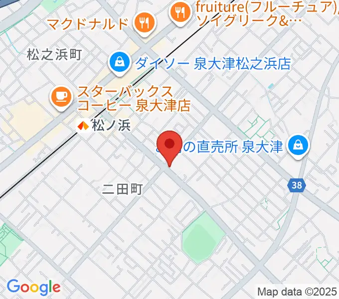 グレイスピアノサービスの地図