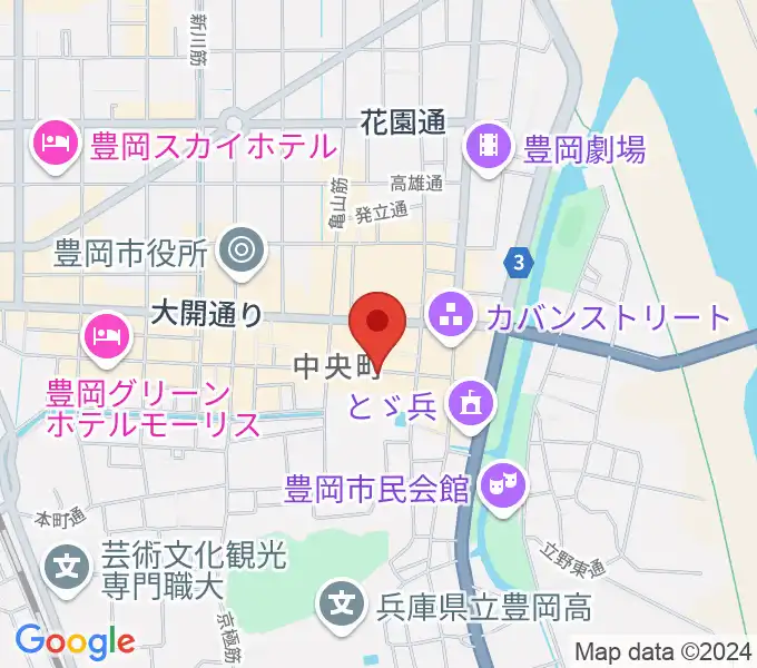 田中音友堂の地図