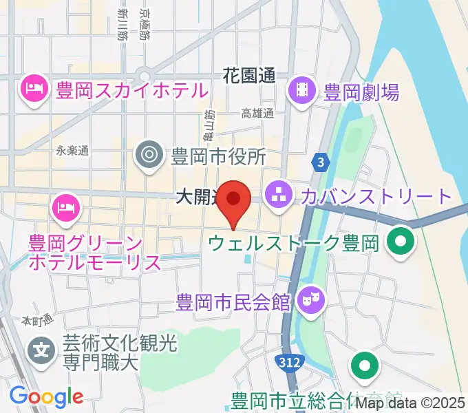 田中音友堂の地図