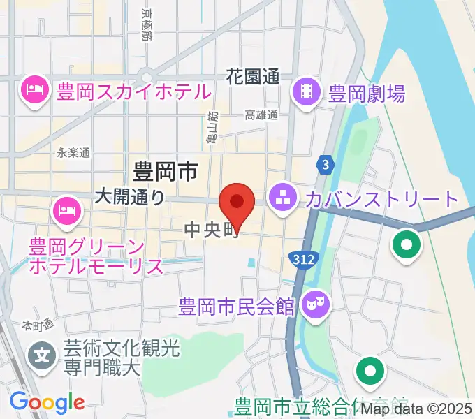 田中音友堂の地図