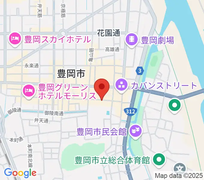 田中音友堂の地図
