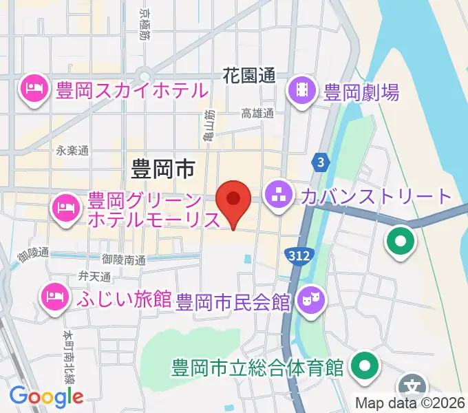 田中音友堂の地図
