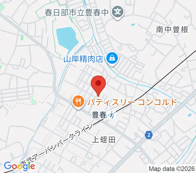 ピアノ・アコースティックスタジオあんぷらぐどの地図