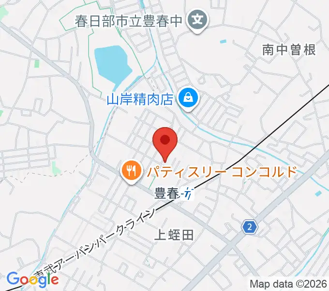 ピアノ・アコースティックスタジオあんぷらぐどの地図